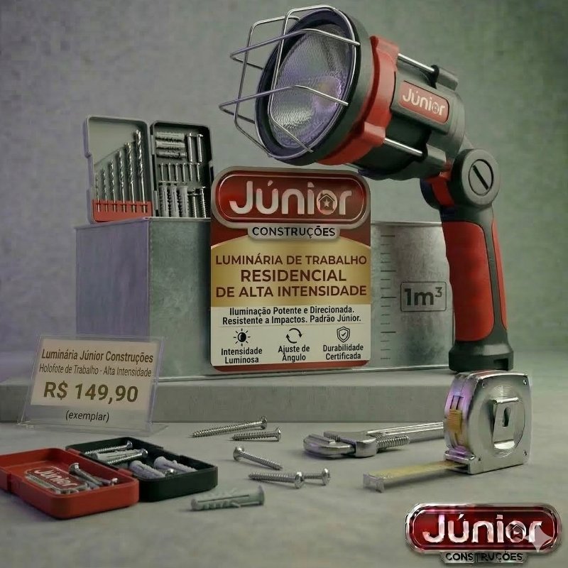 Luminária de trabalho residencial de alta intensidade