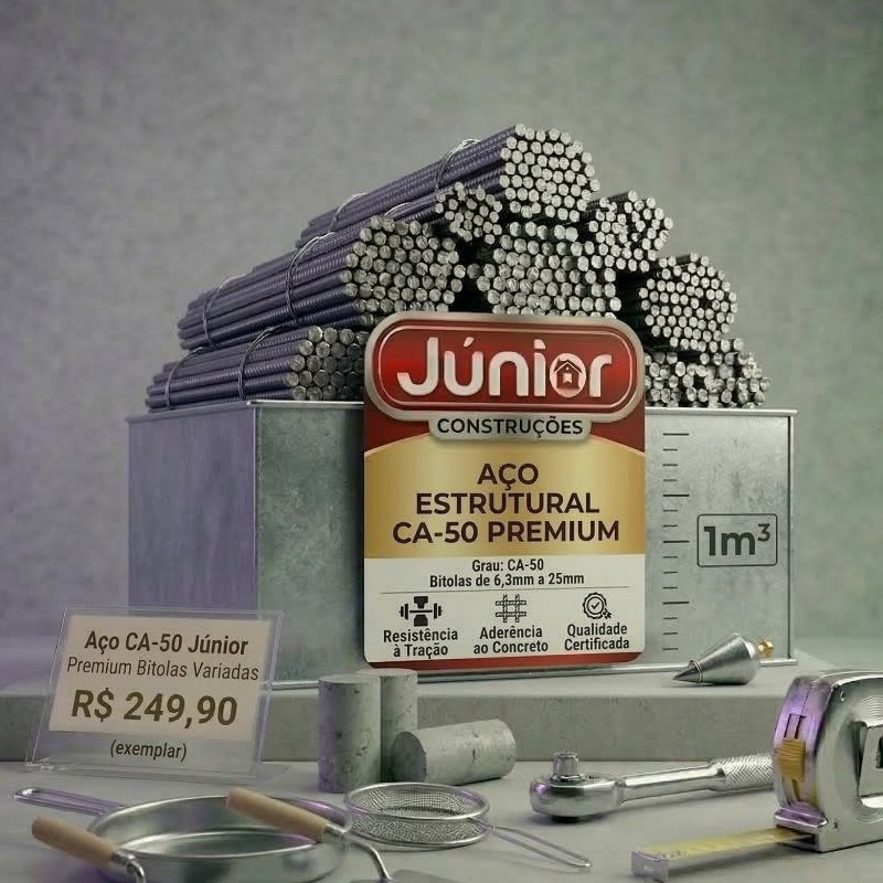 Aço estrutural CA-50 Premium